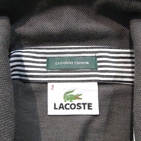 ✨新品未使用✨LACOSTE 長袖ポロシャツ シルバーワニ タグ付き LACOSTE 長袖 ポロシャツ 銀ワニ 希少 ラコステ シルバータグ