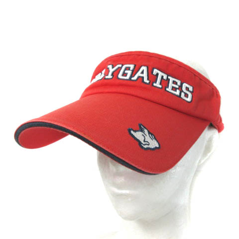 PEARL YGATESの 赤 バイザー PEARL YGATESの 赤 バイザー