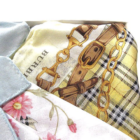 最終お値下げ バーバリータオルハンカチ 3枚セット 最終値下げ バーバリーハンカチ　3枚セット