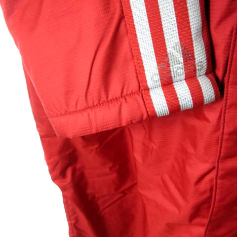 アディダス adidas ベンチコート 中綿ジャケット ロング丈 裏ボア