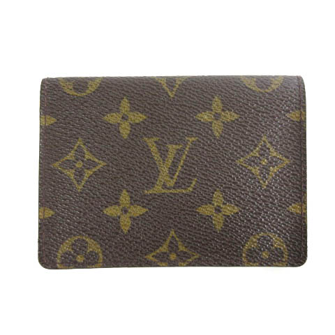 ルイヴィトン LOUIS VUITTON モノグラム パスケース カードケース 二  