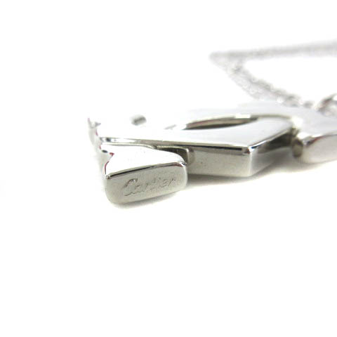 カルティエ Cartier ネックレス ペンダント ロゴ シルバー 925