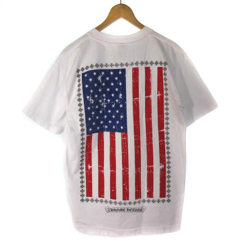 クロムハーツ CHROME HEARTS 星条旗 pocket American flag Tシャツ 