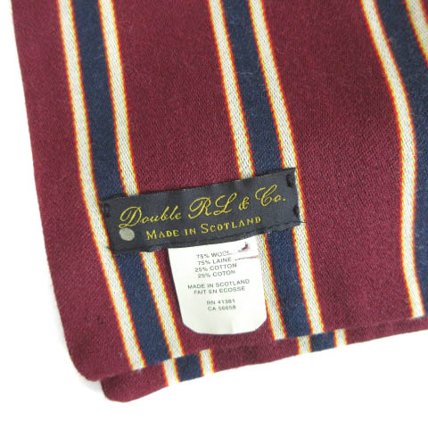 DOUBLE RL & CO. ストライプ ストール DOUBLE RL & CO. ストライプ ストール - メルカリ