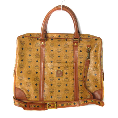 エムシーエム MCM ブリーフケース ビジネスバッグ 2WAY ショルダー 