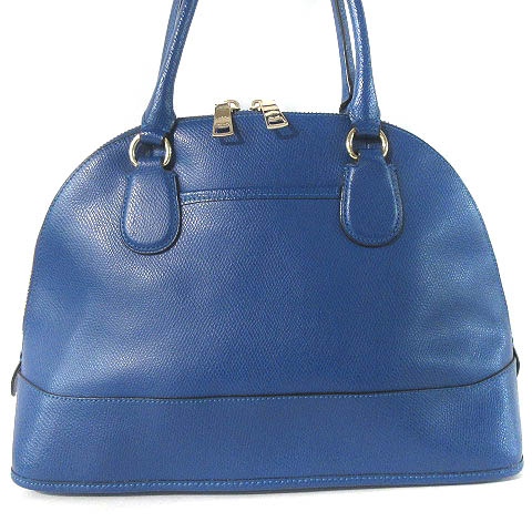 コーチ COACH 2way バッグ ハンド ショルダー 青 ブルー 鞄 ECR17 