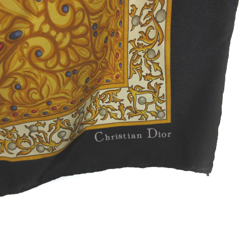 Christian Dior シルクスカーフ 85×85
