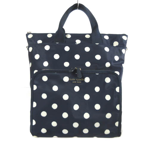 kate spade ドット柄リュック クリアバック kate spade ドット柄