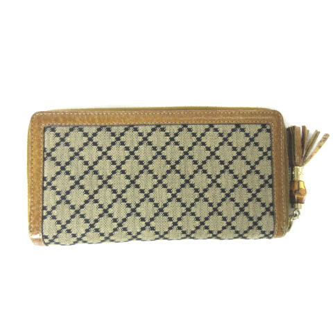 グッチ GUCCI 224253 ディアマンテ バンブー タッセル 長財布 