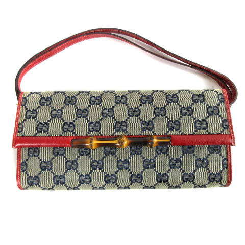 グッチ GUCCI 117594 バンブー GGキャンバス クラッチバッグ 