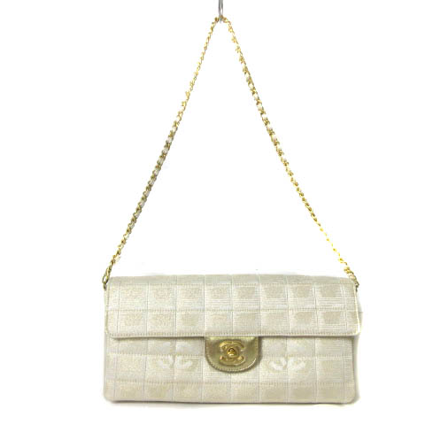 シャネル CHANEL ニュートラベルライン チェーン ショルダーバッグ 