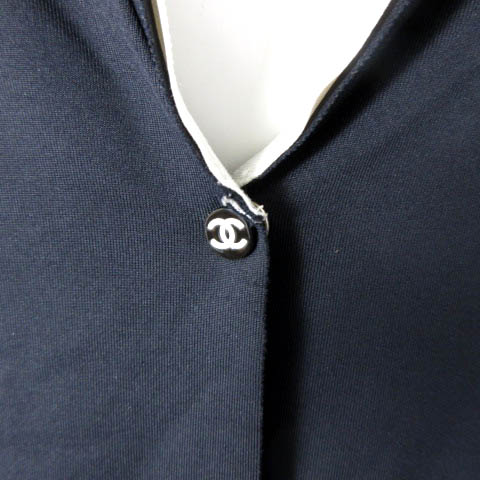 シャネル CHANEL 03C ジャージー シャツジャケット ストレッチ ココ 