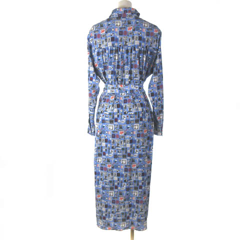 ピーエスポールスミス PS Paul Smith 20SS ロング シャツワンピース 総  