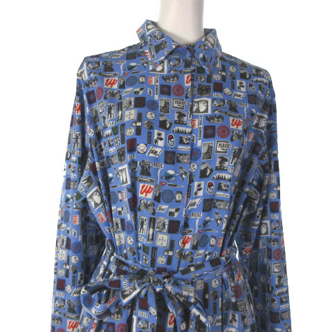 ピーエスポールスミス PS Paul Smith 20SS ロング シャツワンピース 総  