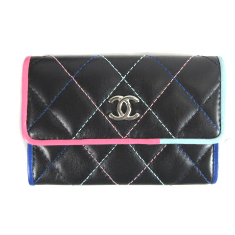 シャネル CHANEL 19年 カードケース 名刺入れ マトラッセ マルチカラー  