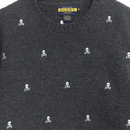 ラルフローレン ラグビー RALPH LAUREN RUGBY セーター ニット スカル 