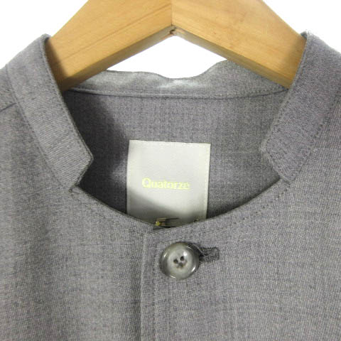 キャトルズ Quatorze タグ付き 202J-02 近年モデル Back gather jacket  