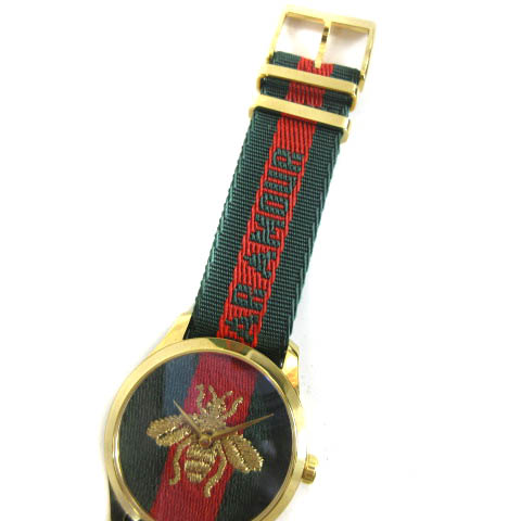 グッチ GUCCI 美品 YA126487A Gタイムレス ウォッチ 腕時計 クォーツ 