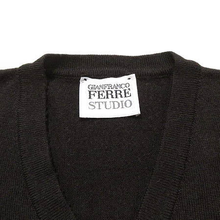 ジャンフランコフェレ GIANFRANCO FERRE カーディガン ニット 長袖 V 