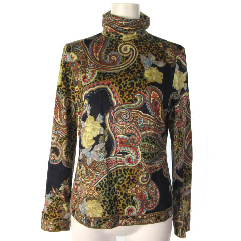 レオナール LEONARD ファッション FASHION カットソー レオパード柄 花 
