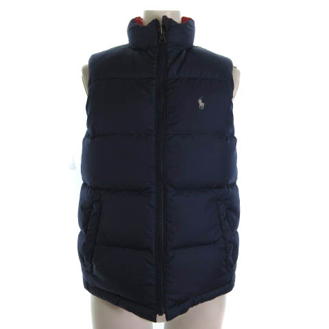 ポロ ラルフローレン POLO RALPH LAUREN 美品 リバーシブル ダウン 