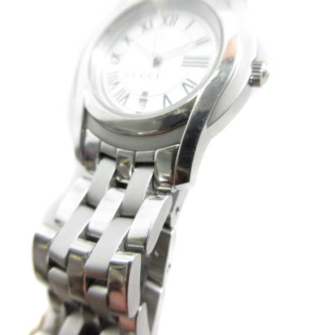 GUCCI グッチ 5500L 腕時計 デイトローマン文字盤 シェリーライン ✨GUCCI✨5500M✨デイト✨シェリーライン✨G文字盤✨クオーツ