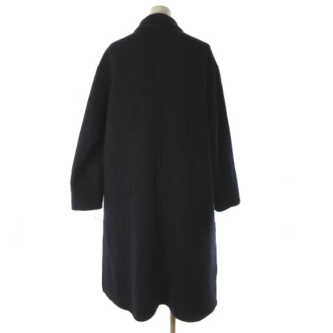 BLUE LABEL CRESTBRIDGE 黒コート 36 BLUE LABEL CRESTBRIDGE ブラックロングコート 36