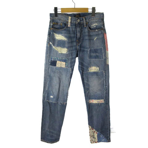 Polo Ralph Lauren パッチワークデニム　24 Polo Ralph Lauren パッチワークデニム 24