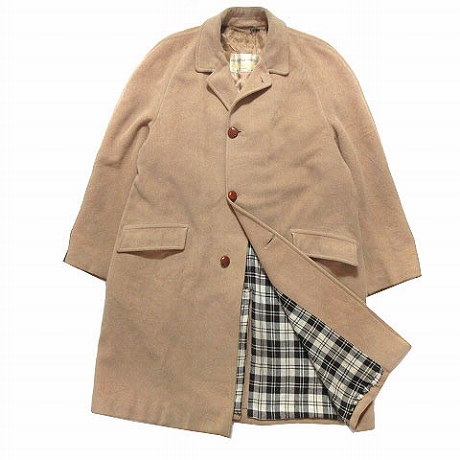アクアスキュータム AQUASCUTUM ヴィンテージ チェスターコート ロング 