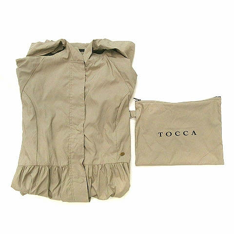 トッカ TOCCA レインウェア レインコート リボン ポケッタブル