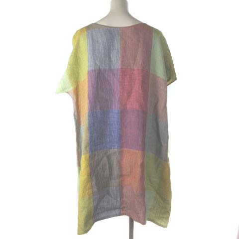 Jurgen Lehl ババグーリ チェック Aラインチュニックシャツ ヨーガン