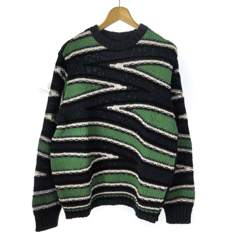 未使用品 コーヘン COOHEM タグ付き 20SS サマーニット セーター 総柄  