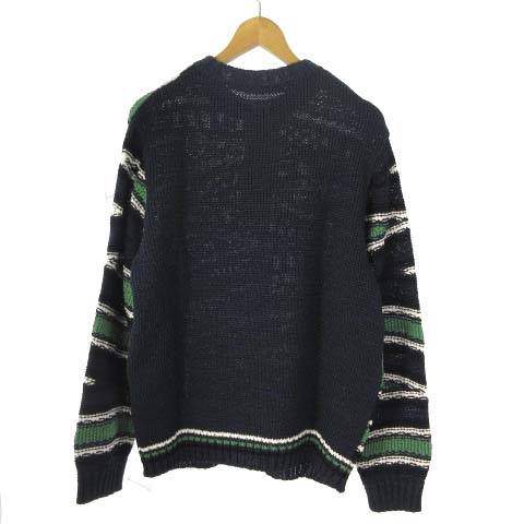 未使用品 コーヘン COOHEM タグ付き 20SS サマーニット セーター 総柄  