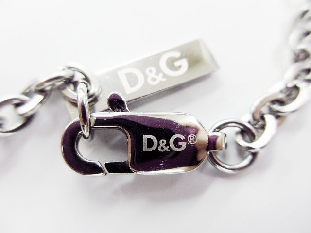 ロザリオ　ドルガバ　D&G DOLCE&GABBANA ドルガバ ロザリオ ネックレス シルバー×ゴールド d&g