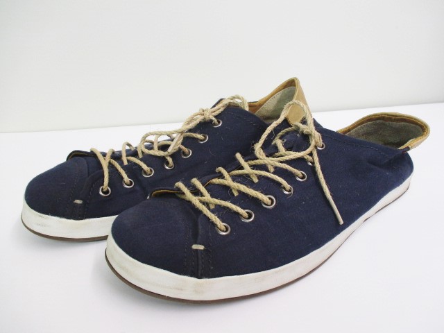 バンズ Vans V3300cvs スニーカー ネイビー Us10 28cm相当 靴ひもリネン ナチュラルテイスト ライトウエイト シューズ 靴 くつ メンズ 086 ベクトルパーク