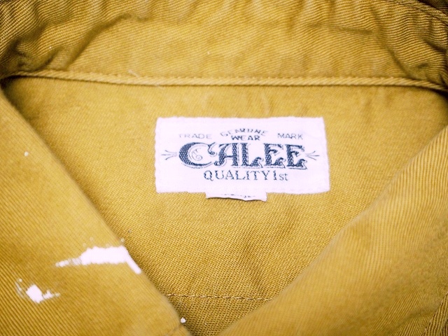 キャリー CALEE ペイント加工 ミリタリージャケット シャツ ネイティブ 