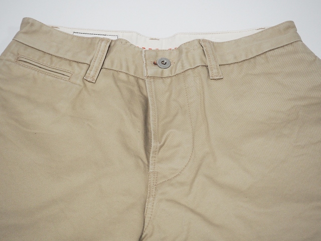 KATO チノパン ボタンフライ ロングパンツ カトー KATO` AAA チノパンツ 無地 ボタンフライ セルビッチ