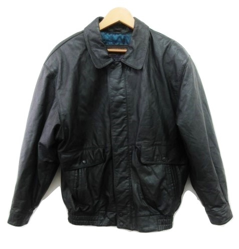 サブアーバン SUB URBAN レザージャケット L ブラック 黒 牛皮革 長袖 