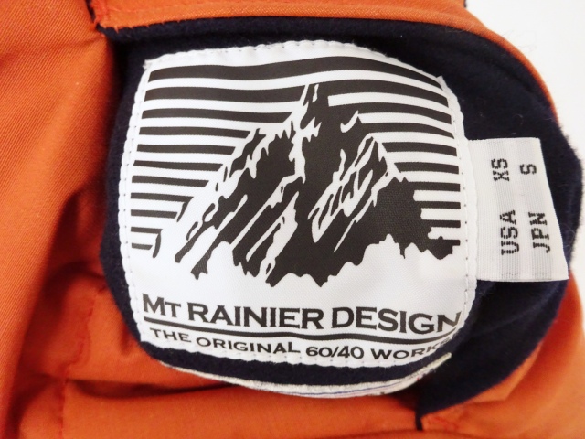 マウントレイニアデザイン MT.RAINIER DESIGN リバージブル60/40クロス 