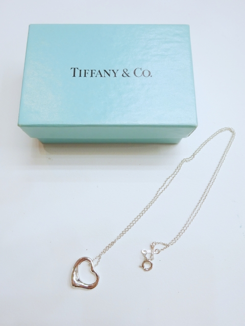 ティファニー TIFFANY & CO. オープンハート ネックレス 箱付き 新品 
