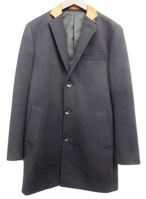 SOPHNET.】ネイビー チェスターコート SOPHNET チェスターコート S