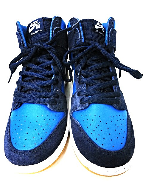 ナイキ NIKE SB ZOOM DUNK HIGH スニーカー 854851-414 US10 28.0cm 青 