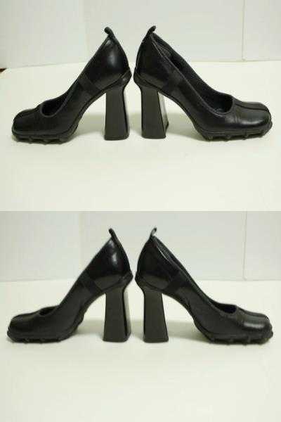 ミュウミュウ miumiu パンプス サイズ36.5 23.5cm相当 黒 ブラック 