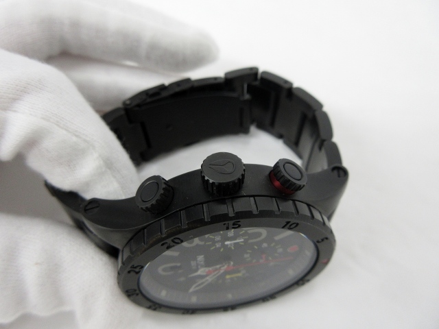 ニクソン NIXON 48-20 CHRONO A486 1320 クォーツ 腕時計 黒 ブラック 