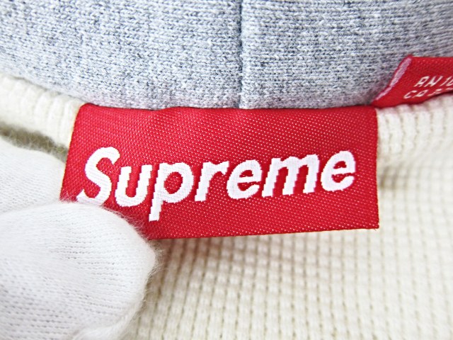 シュプリーム SUPREME 08AW Arc Logo Thermal Zip Up Hooded 