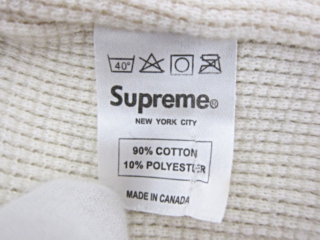 シュプリーム SUPREME 08AW Arc Logo Thermal Zip Up Hooded 