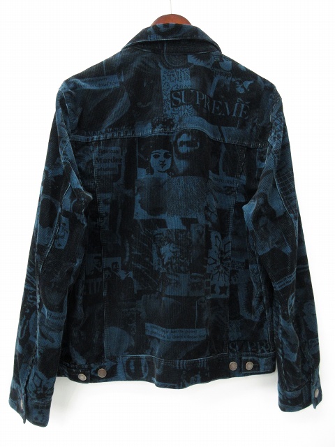 シュプリーム SUPREME 18SS Vibrations Corduroy Trucker Jacket 