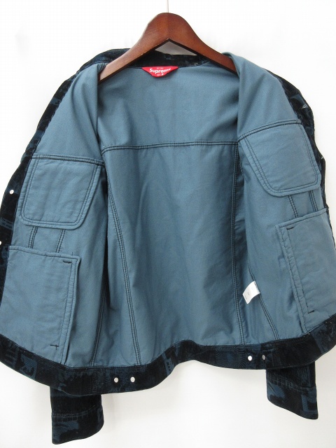 シュプリーム SUPREME 18SS Vibrations Corduroy Trucker Jacket 