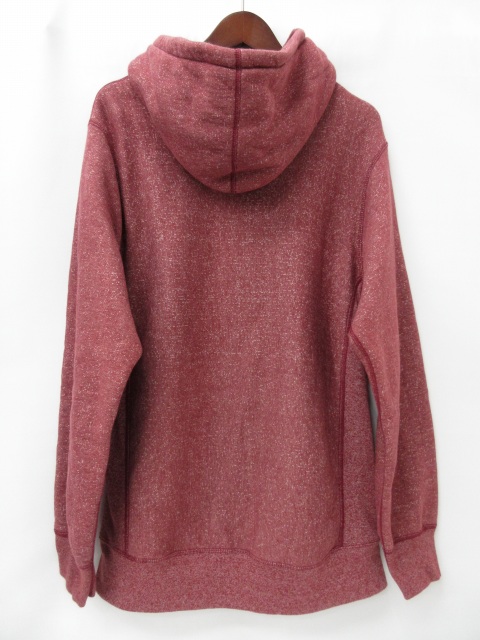 シュプリーム SUPREME フルロゴ 霜降り プルオーバーパーカー えんじ色  