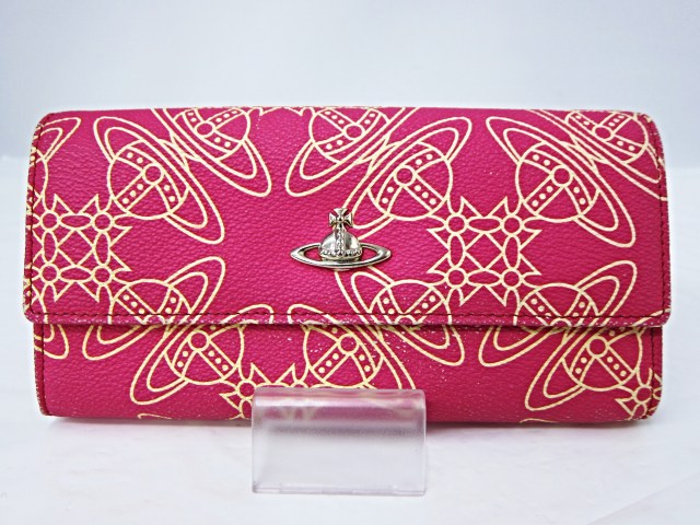 Vivienne Westwood 大特価 新品未使用ピンク＆グリーン 長財布 VIVIENNE WESTWOOD 長財布 ピンク ユニセックス 5104007DU G410